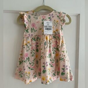 NWT NEXT UK  Floral Baby Dress - Pink - 3-6 months